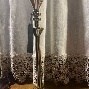 Elegant Gold Candle Holder